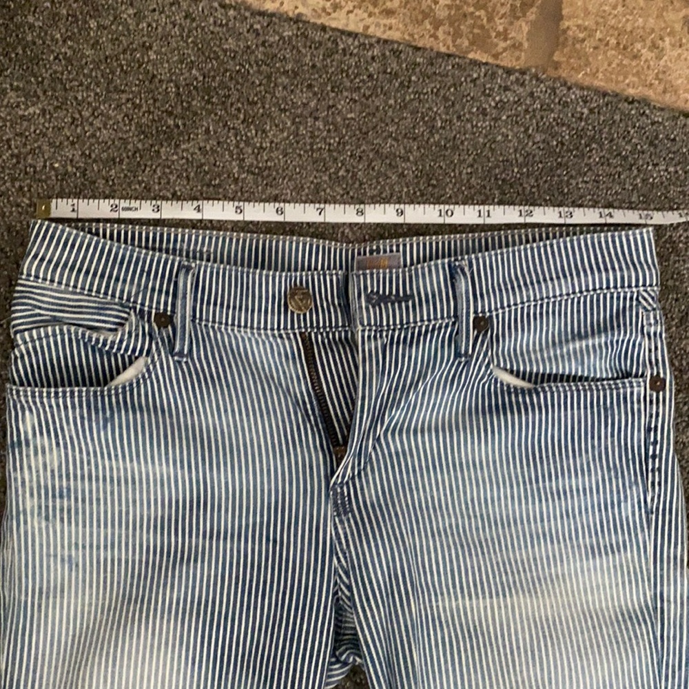 Pinstripe flared COH jeans